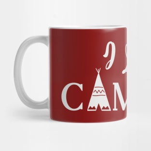 I Love Camping Mug